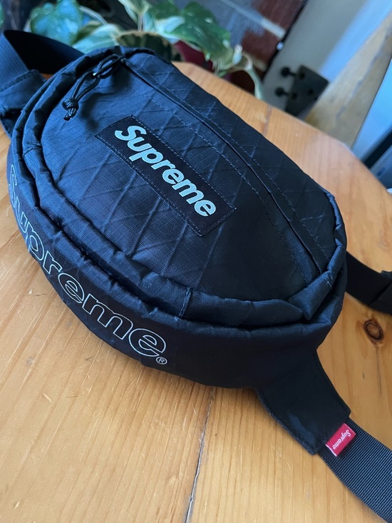 Supreme Other - Supreme Waist Bag Fanny Pack Bum Black Logo X-pac USA FW18 Pouch Nylon Crossbody